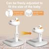 Baby Shower Rack Stand Height Width Adjustable Anti-Slip Bath Tub Holder Duck Design Foldable Portable Toddler Shower Support