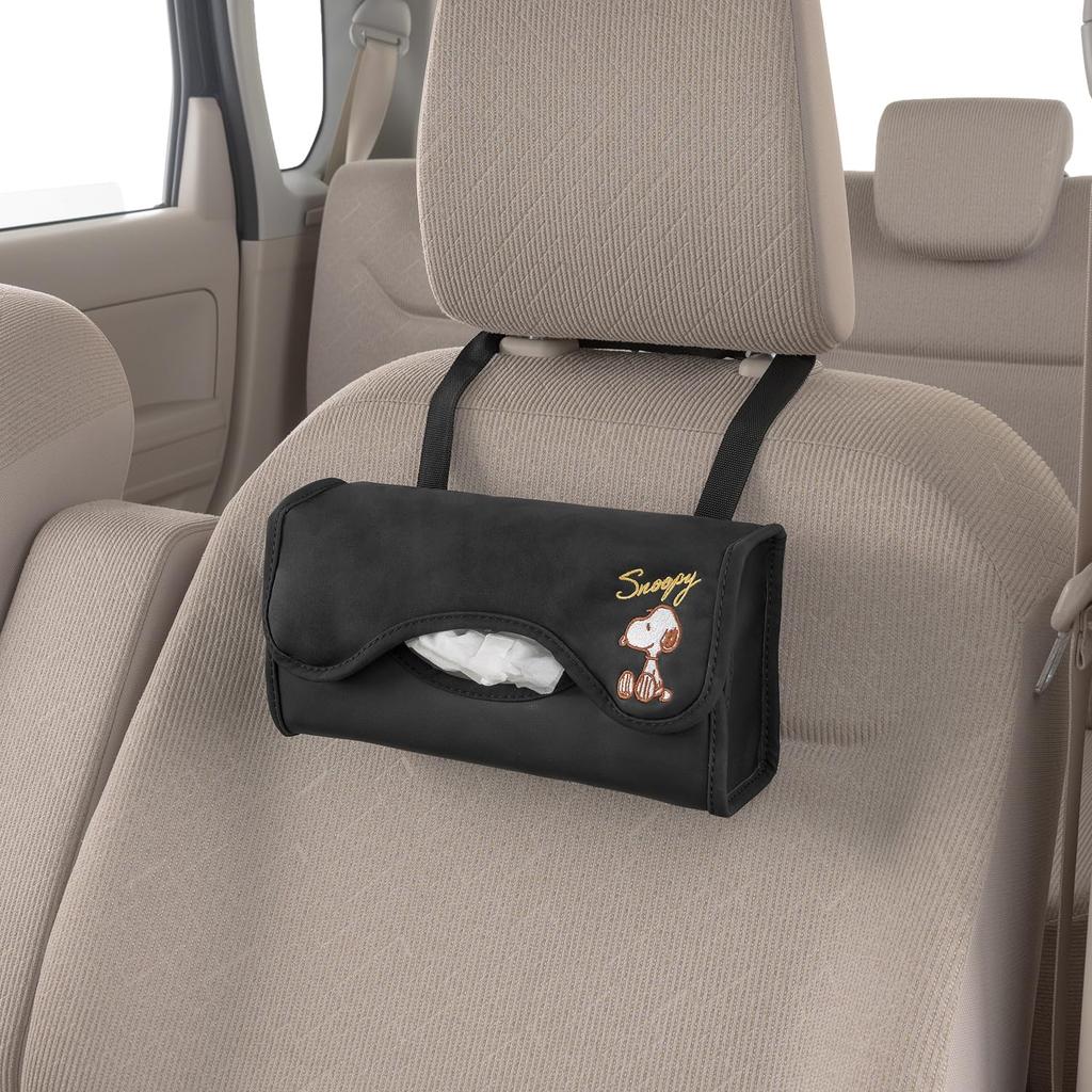 BONFORM Fancy Snoopy Elegance Tissue 250 X 125 X Cover, Size 70mm, Color Black, 7243-05BK