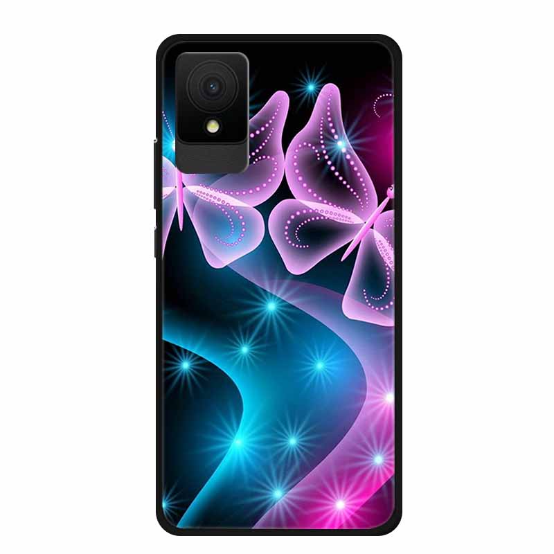 For TCL 501 Case Luxury TPU Soft Silicone Back Cover Phone Cases for TCL501 6 Inches T433D Protective New Bumper Lovely Funda