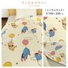 Revere Disney Winnie the Pooh Blanket Single Blanket Newmeyer Blanket Warm Warm Washable Cute Showa Nishikawa