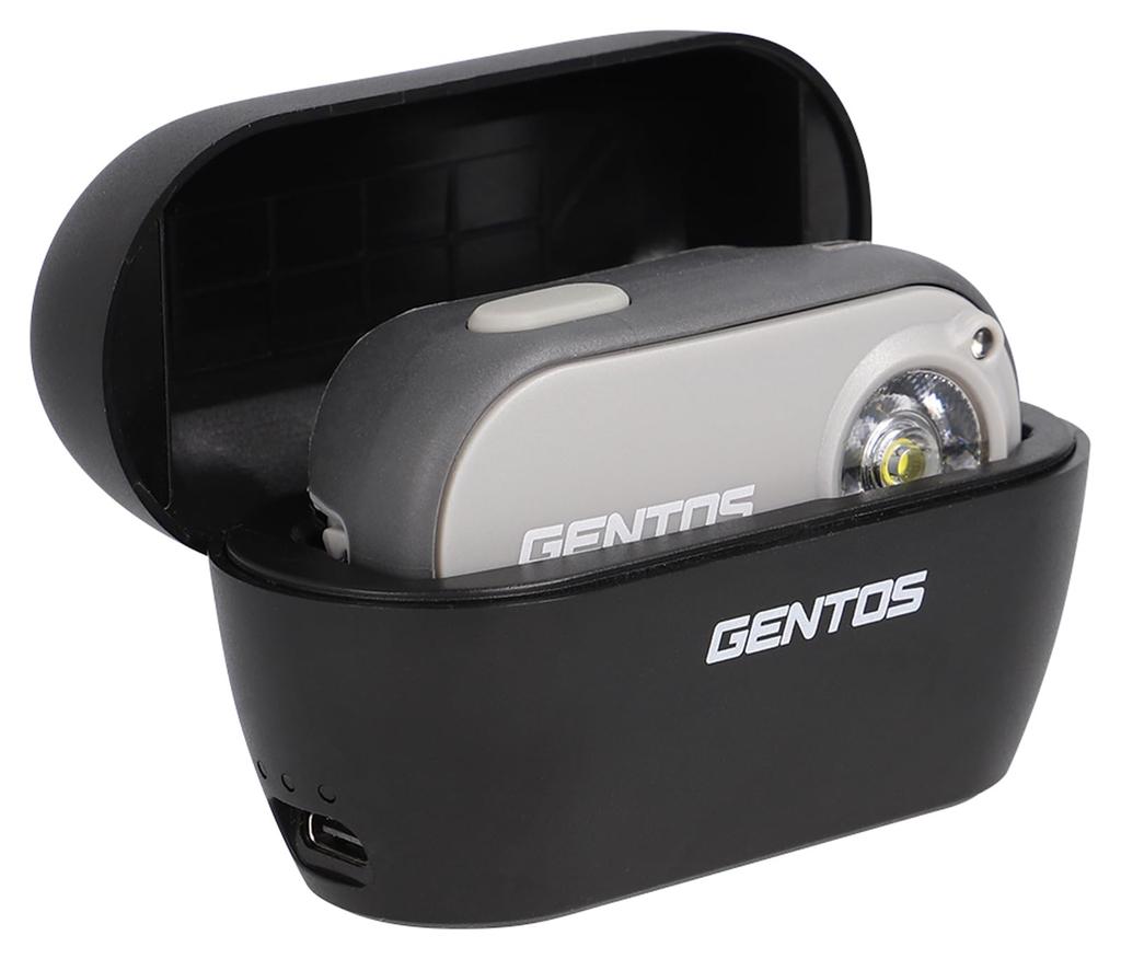 GENTOS CP-02RCC LED Headlight, USB Rechargeable, 400 Lumens Brightness, 2 Hours of Operation, Rechargeable Battery Operated, Compact Headlight