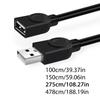 Высокоскоростной USB 3.0 удлинитель 5 Гбит/с, разъем папа-мама, кабель для передачи данных для компьютерной мыши, ноутбука