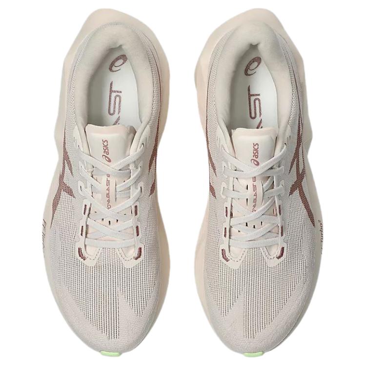 Asics Novablast 6 Удобная посадка Отскок Дышащие Беговые кроссовки Мужские кроссовки Бежевый 1011C243-700
