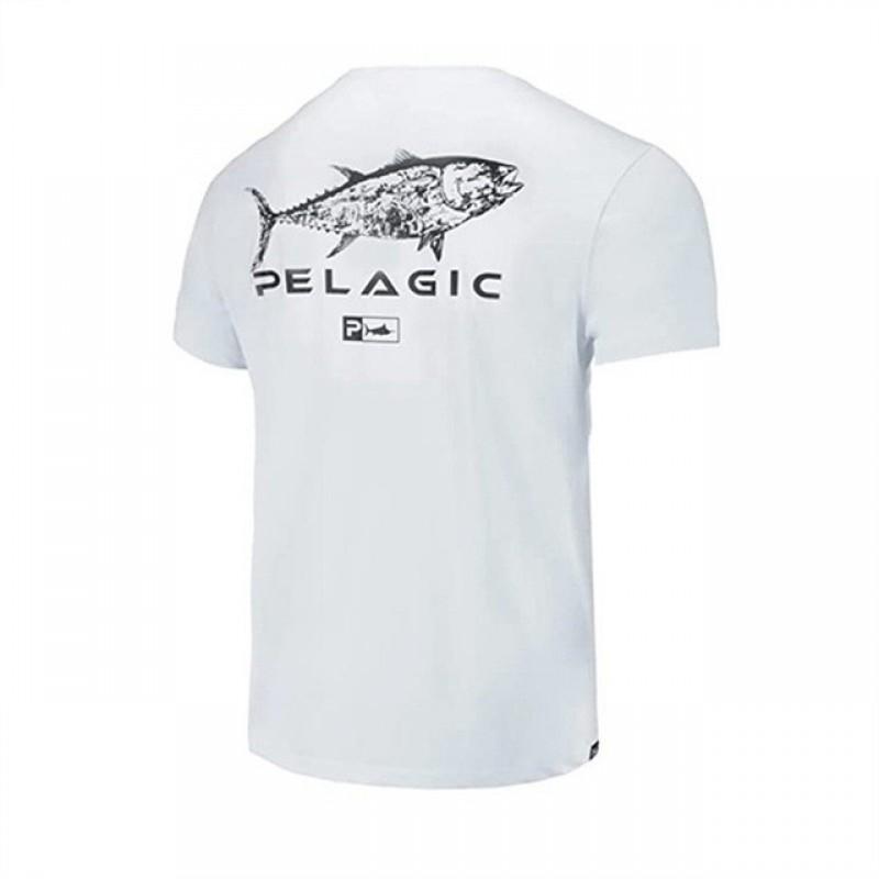 Mens Quick-Dry Fishing Shirt Short Sleeve Performance T-Shirt Outdoor Angling Fall