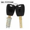 71771348 Door Lock Barrel Cylinder W 2 Keys For Fiat 500 Doblo Cargo Punto Panda