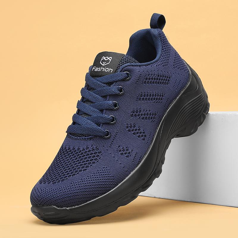 Fashion 2025 Women's Shoes High-quality Casual Shoes Platform Tennis Outdoor Lace Up Jogging Mesh Breathable Vulcanized Shoes for Women