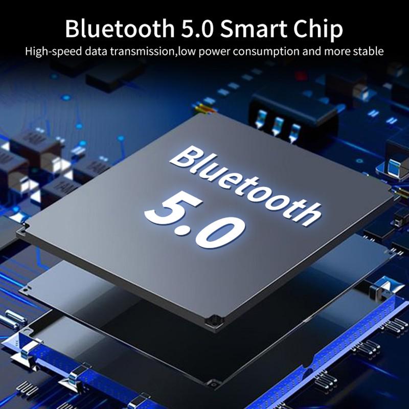 Автомобильный комплект Bluetooth5.0 Беспроводной FM-передатчик Автомобильное зарядное устройство с двумя USB-портами MP3-плеер Радиоадаптер Поддержка громкой связи TF-карта Вход для флэш-накопителя USB