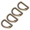 20Pcs Metal D Rings Snake Pattern Wear Resistant Metal Rings Buckle for DIY Belts Luggage Belts