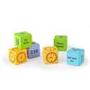 Learning Resources Math Educational Time English 4 Colors Dice, Version, 16-Piece Set, H2M91267, Authentic,