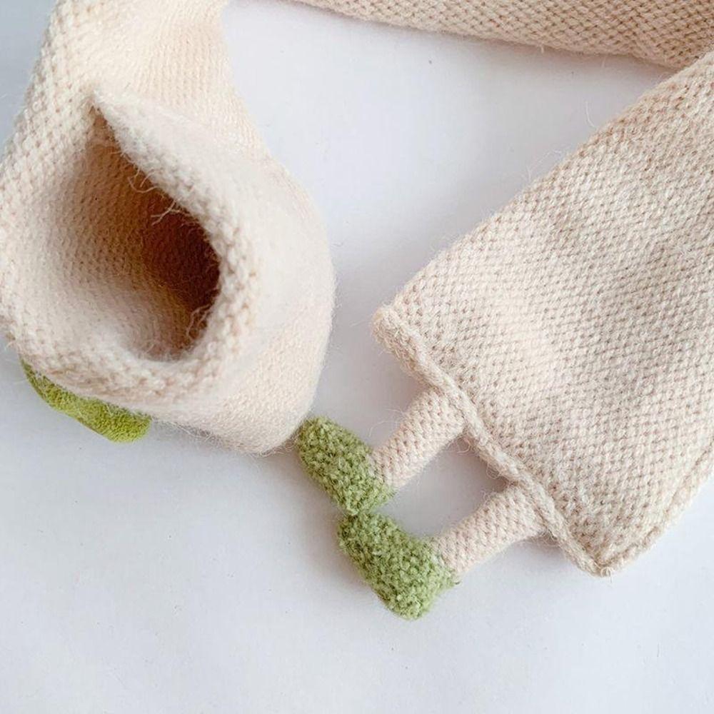 Вязаный детский шарф Мультяшные облака Защита шеи Шарфы Воротник Шаль Детский шарф Осень Зима