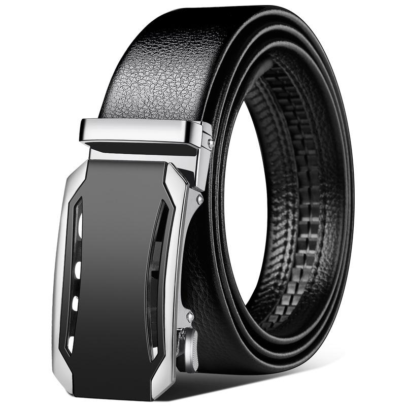 Men's Automatic Buckle Leather Belt - Business Casual Waist Belt