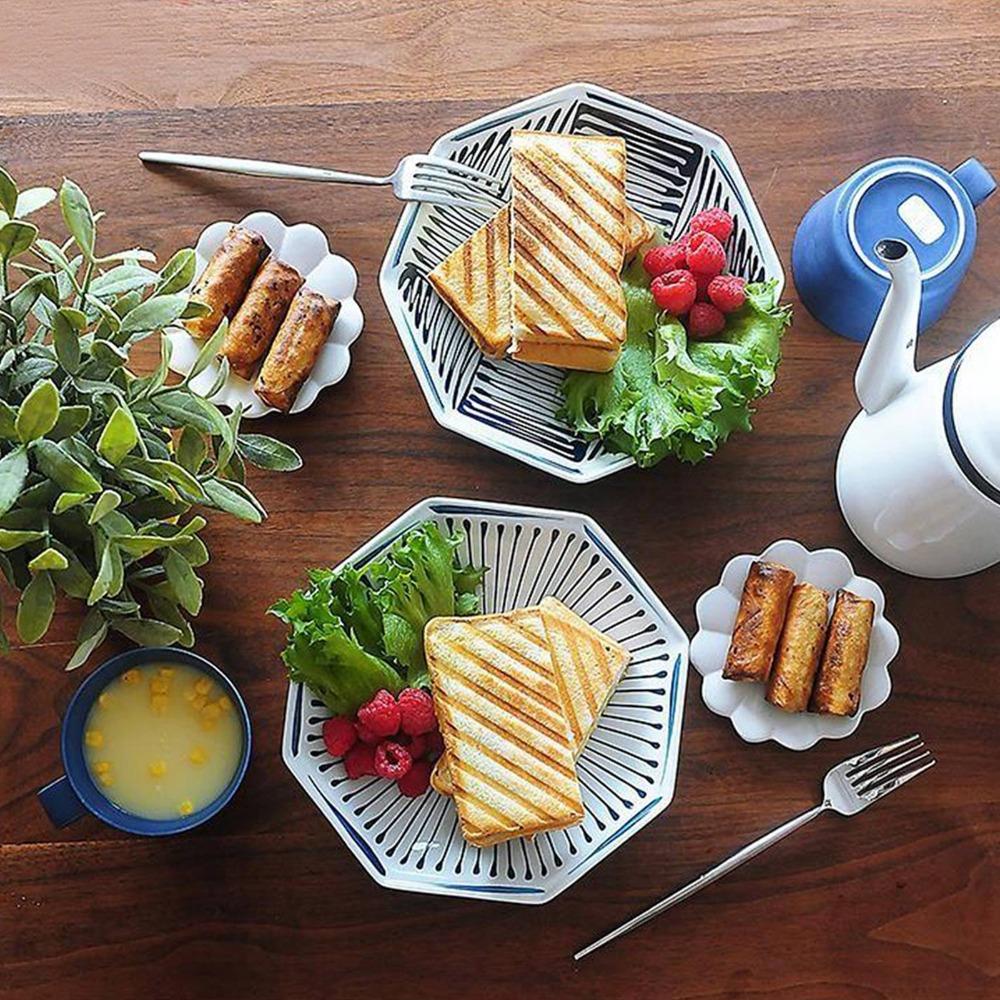Non-Stick Panini Maker Flat Bottom Frying Pan Stovetop Press Sandwich Maker Camping/Outdoors