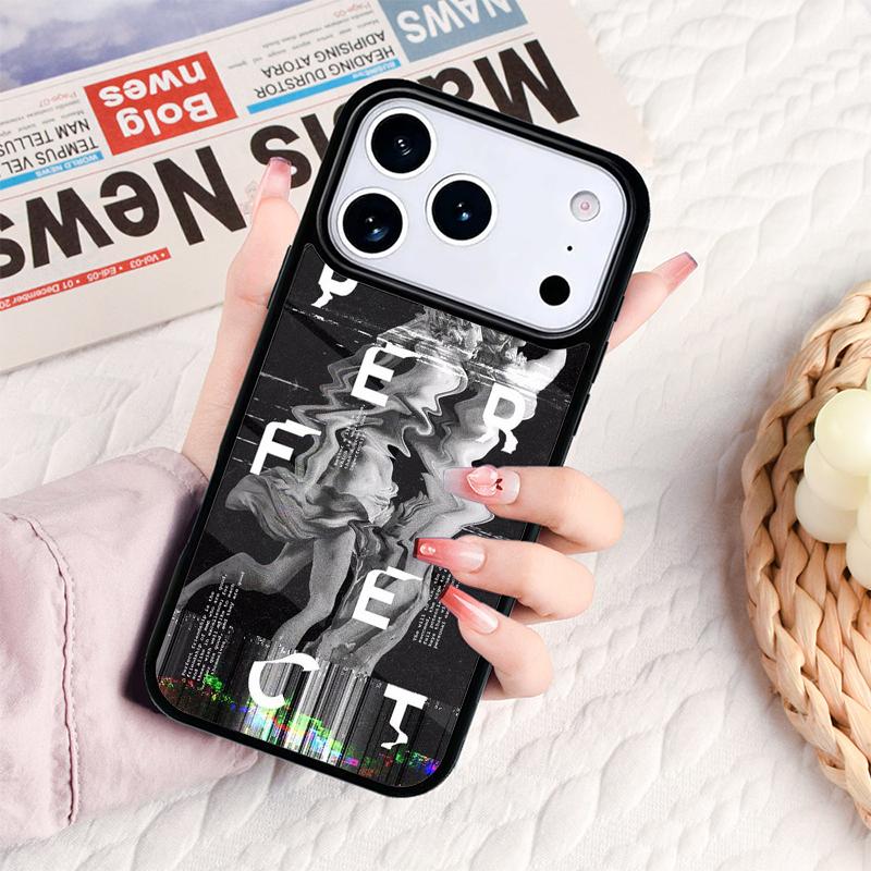 Abstract Glitch Art Phone Case For IPhone 17 16e 15 14 13 12 11 Pro Max Air Mini Soft Protective Cover