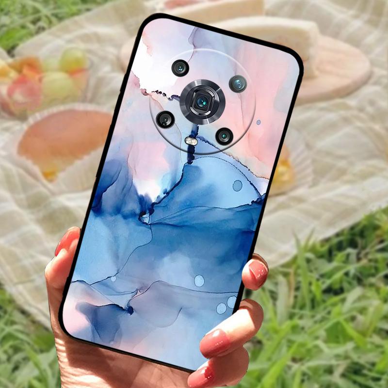 Чехол для Honor Magic 6 4 Lite 5G Модный ударопрочный силиконовый чехол для телефона Для Honor Magic 4 Pro 5G Honor X9B 5G Защитный Fundas