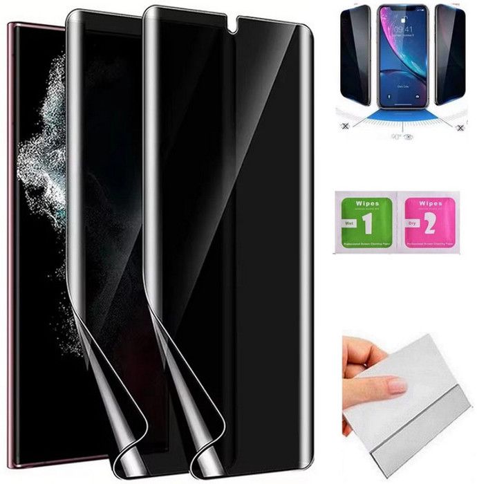 2 Films Hydrogel Anti-Espion pour Motorola Moto G30 - confidentialité renforcée