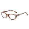 Anti-Blue Light Cat Eye Reading Glasses Urltra-Light Eye Protection Shiny Rhinestones Women Elegant Comfortable Eyeglasses