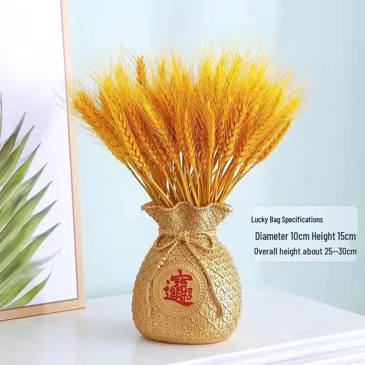 Golden Barley Dried Flower Display: Pastoral Décor & Performance Props