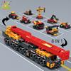 8in1 Engineering Crane Truck Building Blocks Bulldozer Excavator Car City Construction MOC Bricks Set For Children Kids