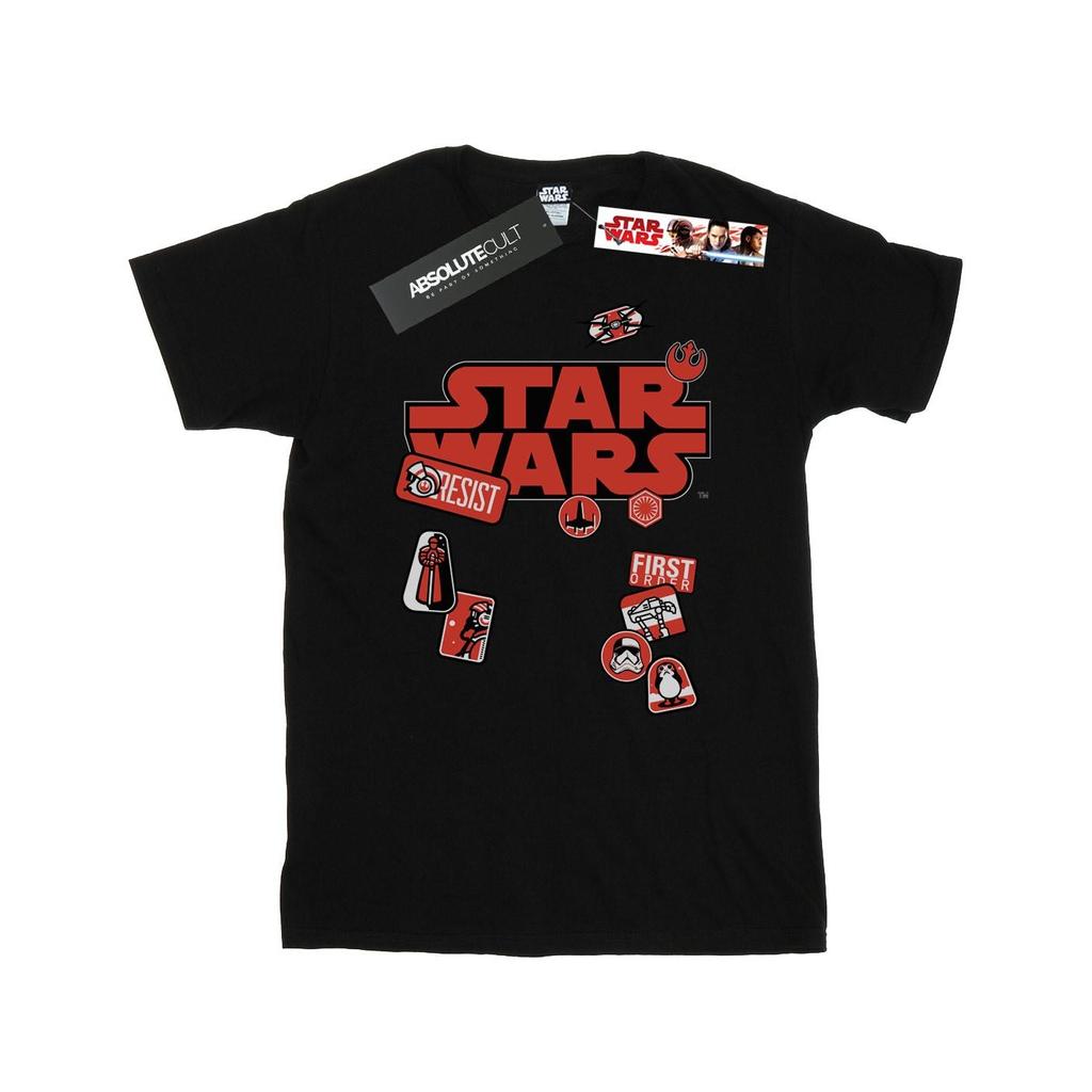 Star Wars Mens The Last Jedi Badges T-Shirt
