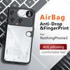 Противоударный матовый чехол с эффектом кожи для Nothing Phone 3, матовый ПК+ТПУ, защита от отпечатков пальцев, прозрачная крышка для NothingPhone (3)