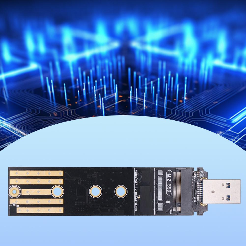 Адаптер M.2 NVME SSD к USB 3.1 16 ТБ Кардридер M.2 NVMe к USB Поддержка UASP TRIM для 2280 2260 2242 2230 SSD Только для M.2 NVME