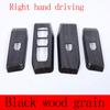 For Toyota Land Cruiser Prado 2024 ABS Carbon Fiber Car Glass Lift Button Decorative Frame Car Interior Accessories