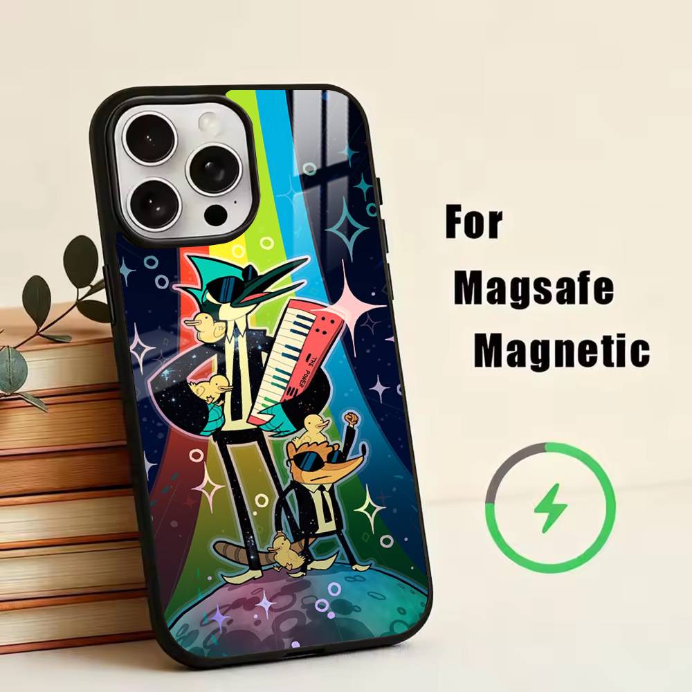 Cute-Regular S-Show Phone Case For iPhone17,16,15,14,13,12,11 Plus,Pro Magnetic For Magsafe Wireless Charging