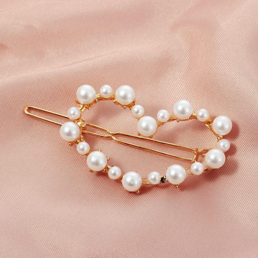 Accessories Headwear Hair Styling Women Pearls Hairpins Hairgrip Hair Clips Barrettes