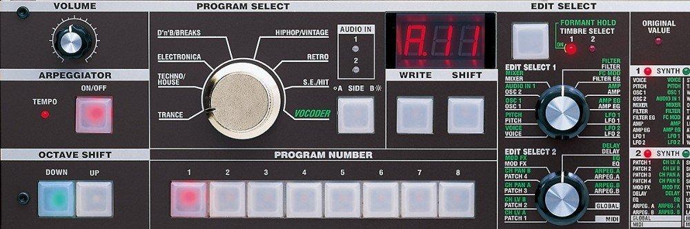 KORG Analog Modeling Synthesizer Vocoder microKORG Compact Battery Operated 37 Keys Adapter Microphone Included