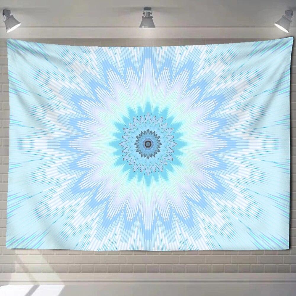 Mandala Tapestry Wall Hanging Psychedelic Bohemian Yoga Shawl Cushion Mattress Room Home Decoration Hanging Cloth