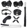 8 / Pcs   Set Fetish Kit Collar Gag Cuffs Leash Flogger Hogtie  Starter Kits