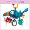 Мягкая музыкальная погремушка Baby Sharks Birds с зажимом для подвешивания – для сенсорного развития малыша.