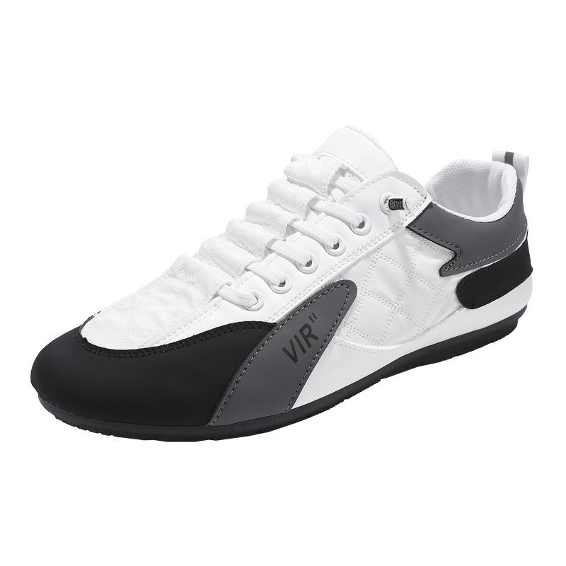 Мужская обувь 2025 весна и лето новая корейская версия модной универсальной спортивной повседневной обуви с низким верхом легкая обувь-слипоны Forrest Gump Doudou