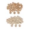 40Pcs Bulk Round Wood Beads Loose Spacer for Jewelry Making Art Crafts 14MM