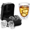 3D Skull Ice Cube Mold Silicone Ice Cube Tray Ice Cube Maker DIY Whiskey Ice Ball Mold Chocolate Pastry Mould