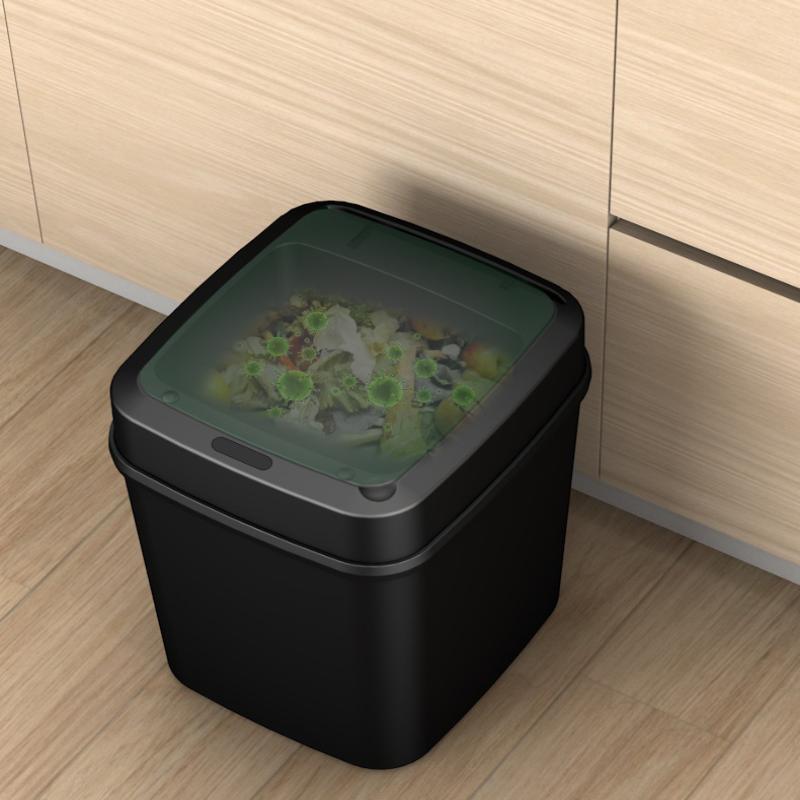 13L Smart Hands-Free Use Touchless Bathroom Trash Can Motion Sensor Waste Bin For Office Bedroom Living Room Toilet Kitchen
