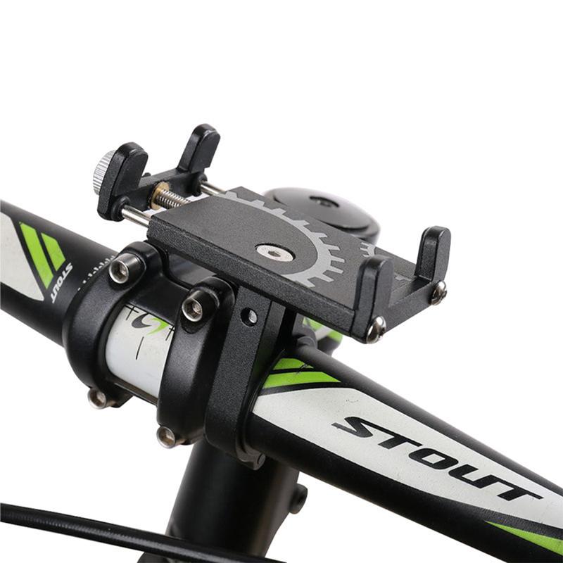 Держатель для мобильного телефона из алюминиевого сплава для горного велосипеда MTB, подставка для телефона, противоударный фиксированный кронштейн для навигации, аксессуары для велоспорта и мотоспорта