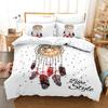 Dreamcatcher Duvet Cover Set Bohemian Mandala Bedding Set For Girls Adults Purple Polyester Comforter Cover King Queen Full Size