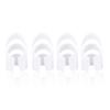 4Pcs Plastic DIY Finger Picks Protector Accessory for Guitar Bass Ukulele Mandolin