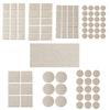 Furniture Anti-Slip Felt, Set of 101 In 8 Sizes, Chair Leg Stickers, Floor Protection Sheets, Anti-Vibration, Soundproofing, Scratch Prevent
