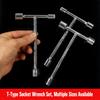 Triple Head Socket Wrench 3-Way Hex Socket Hand Tool Portable Repair Wrench  Mechanical Maintenance