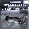 Solar Car Air Purifier Oxygen Cleaner Ozone Generator Smoke Remover Negative Ion Deodorant with Temporary Parking Number Plate