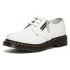 Dr. Martens Женские повседневные туфли из кожи с двумя молниями Белые 27633100