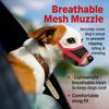 Mesh Dog Muzzle Breathable Pet Mouth Guard with Adjustable Strap Dog Muzzle Prevents Biting Chewing Barking Allows Drinking Panting for Small Medium