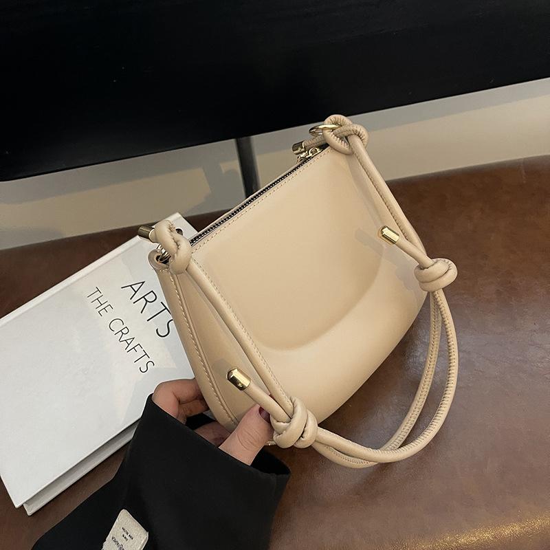 Monochromatic Vintage Bags for Women Versatile Shoulder Bags for Ladies Daily Commuting Minimalism Armpit Bags Elegant and Casual New