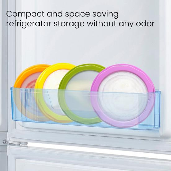 Держатель для авокадо Yousheng, контейнер для хранения лука, не содержит БФА, хранитель фруктов и овощей для экономии места в холодильнике, для хранения лимонов, помидоров, чеснока