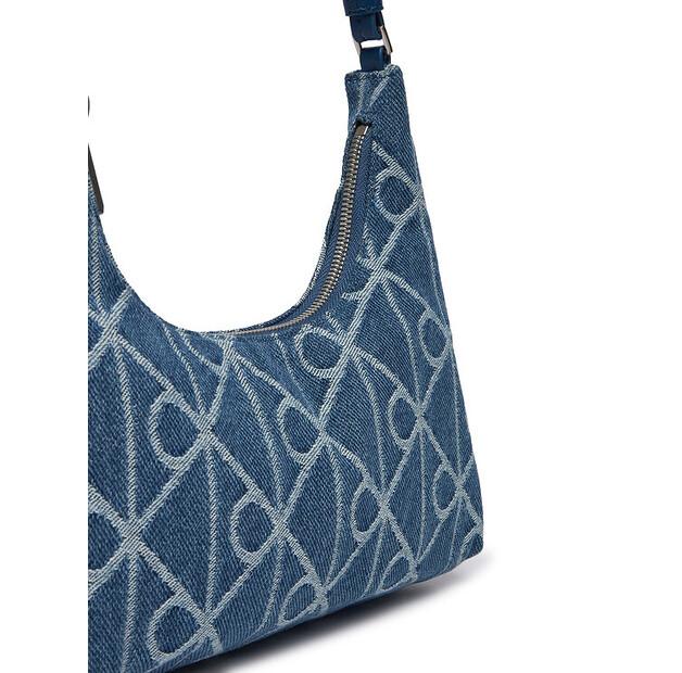 Сумка Calvin Klein Emblem Aop Denim Shoulder Bag