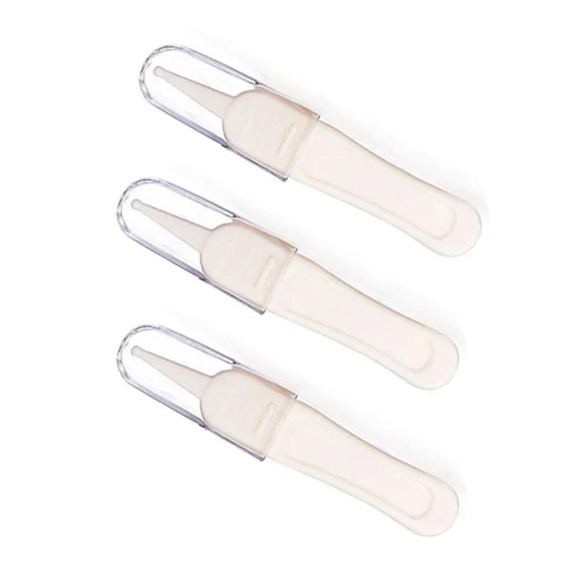 1/2/3/4pcs Baby Dig Booger Clip Infants Ear Nose Navel Clean Tool Kid Safety Tweezers Cleaning Forceps Toddler Nasal Cavity Care