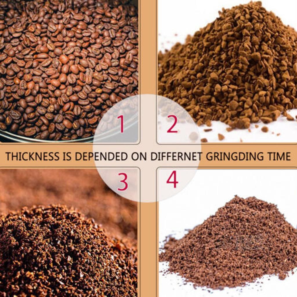 Электрическая кофемолка для измельчения бобов и специй, ореховая машина 