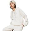 Li-Ning Plain Pullover Hoodie Women Hoodies Off-White AWDT824-3